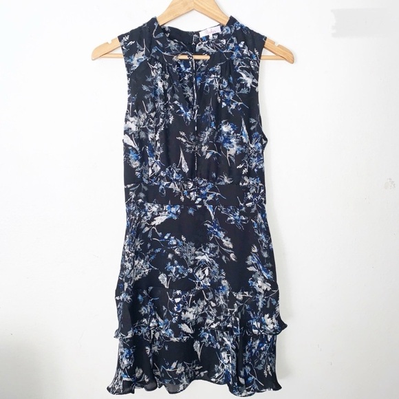 Parker Dresses & Skirts - Parker Navy and White Sleeveless Floral Mini Dress
